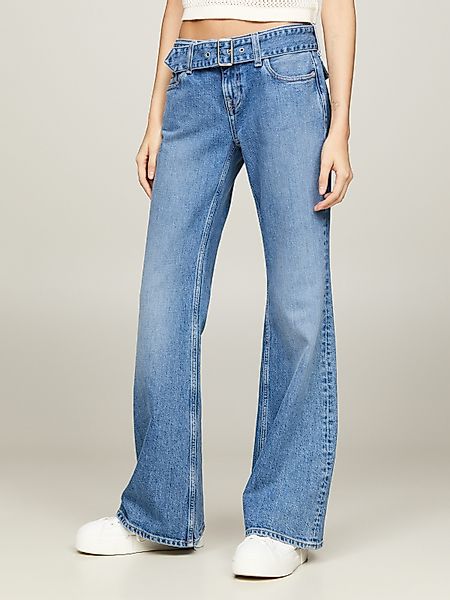 Tommy Jeans Schlagjeans LW FLR BELTED günstig online kaufen
