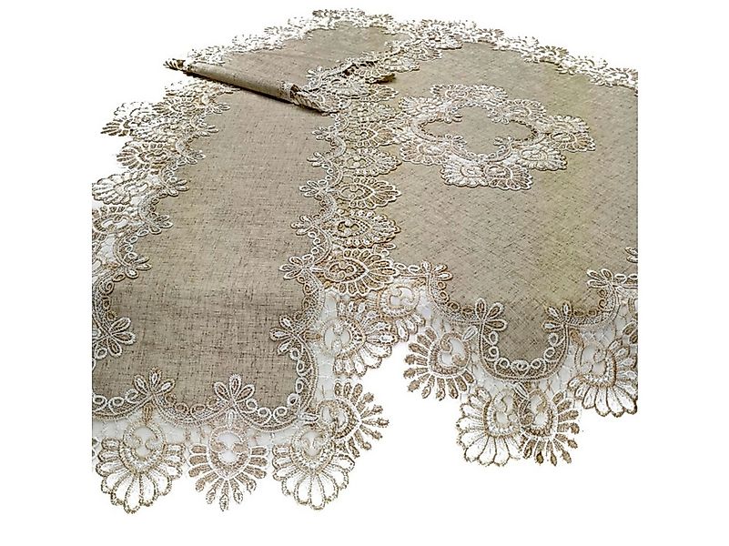 Stoffschmiede Tischdecke / Spitzendecke / Läufer / Versch. Größen günstig online kaufen
