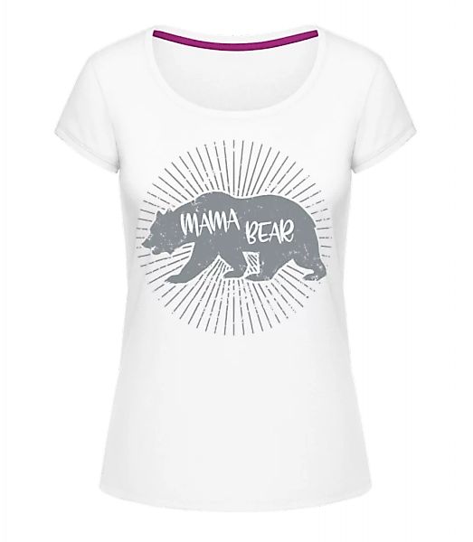 Mama Bear · Frauen T-Shirt U-Ausschnitt günstig online kaufen