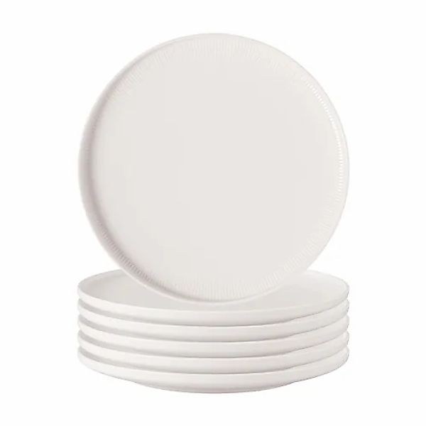 Villeroy & Boch Speiseteller »Speiseteller Afina ø 27,2 cm 6er Set weiß« günstig online kaufen