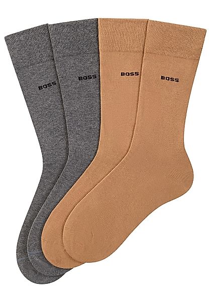 BOSS Businesssocken "2P RS Uni CC" Packung, 2er, 2 Stk. tlg. mit Markenlogo günstig online kaufen