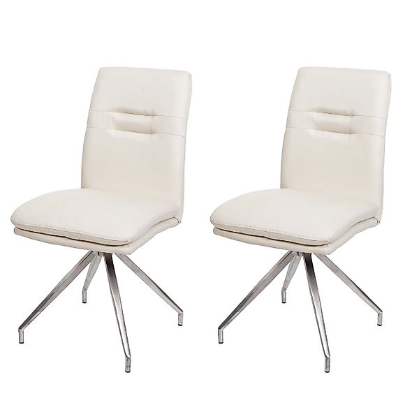 MCW Esszimmerstuhl H70 2er-Set Creme-Beige günstig online kaufen