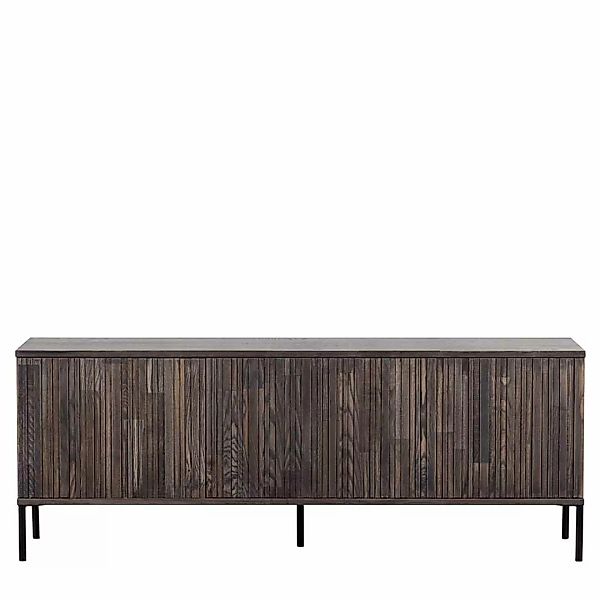 TV Sideboard in Esche dunkelbraun 150 cm breit - 56 cm hoch günstig online kaufen