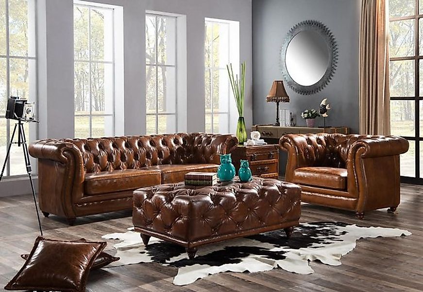 JVmoebel Sofa Sofagarnitur Couch Polster Klassik 3+1 Sitzer Set Design Sofa günstig online kaufen