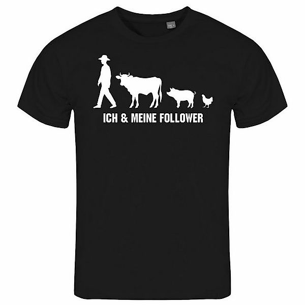 deinshirt Print-Shirt Herren T-Shirt Ich und meine Follower Funshirt mit Mo günstig online kaufen