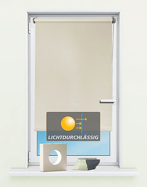 Kutti Seitenzugrollo »Seitenzugrollo 'Ida', Lichtschutz, Klemmfix, ohne Boh günstig online kaufen