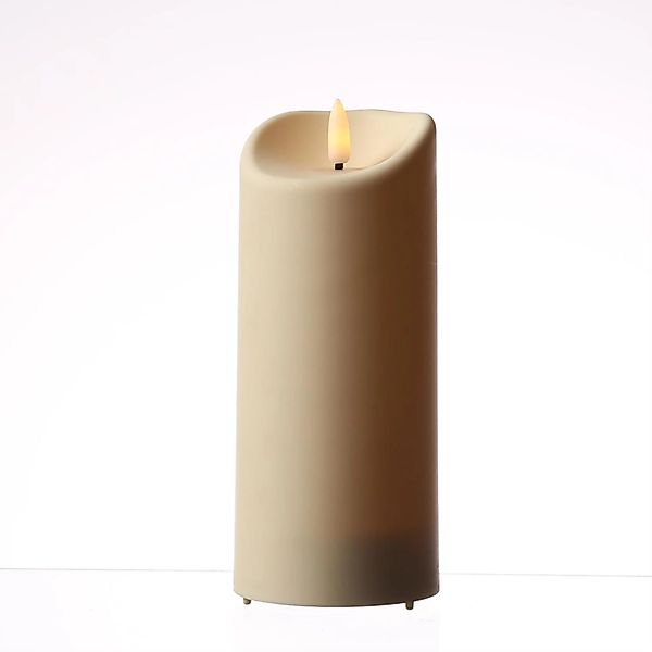 Marelida LED Kerze Für Außen Garten Balkon Flackernd Timer H  17,5cm D  7,5 günstig online kaufen