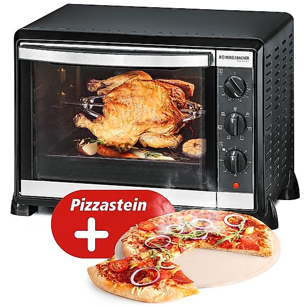 Rommelsbacher Minibackofen "BG 1575" inkl. Pizzastein günstig online kaufen