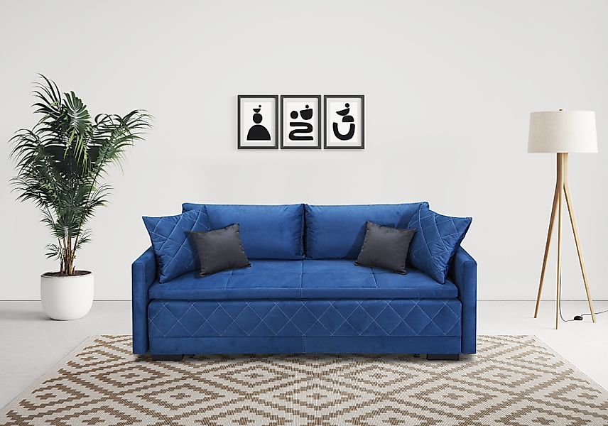 INOSIGN Schlafsofa Potsdam, mit Boxspringaufbau, Bettfunktion günstig online kaufen