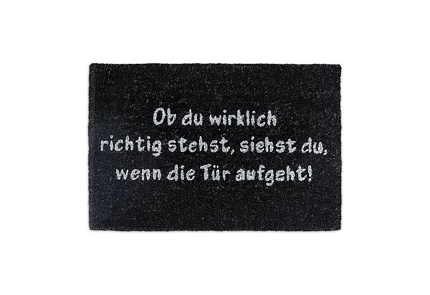 relaxdays Fußmatte Kokos SPRUCH, Höhe: 10 mm günstig online kaufen