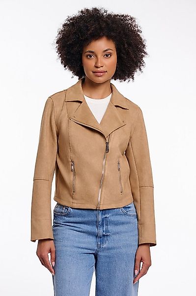 Rino & Pelle Bikerjacke INE mit schrägem Reißverschluss und Reverskragen günstig online kaufen