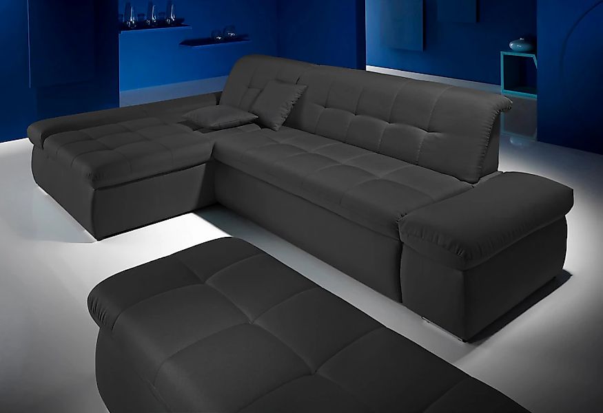 INOSIGN Ecksofa "ESRA, zeitlos und elegant. Breite 300cm, L-Form", wahlweis günstig online kaufen