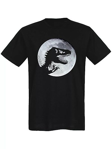 Jurassic Park Moonlight Herren T-Shirt schwarz günstig online kaufen