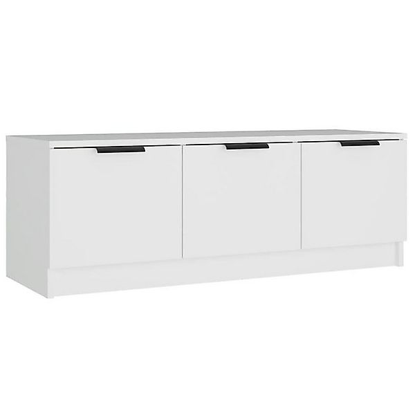 furnicato TV-Schrank Weiß 102x35x36,5 cm Holzwerkstoff günstig online kaufen