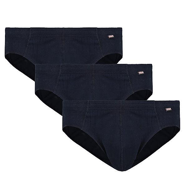 ADAMO 3er-Pack Baumwoll-Slips Farbe dunkelblau Größe: 16 günstig online kaufen