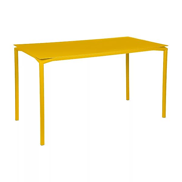 Fermob - Calvi Gartentisch hoch 160x80cm - honig/glatt/LxBxH 160x80x92cm/UV günstig online kaufen