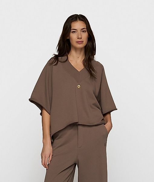 10DAYS Rundhalspullover short sleeve sweater v-neck günstig online kaufen