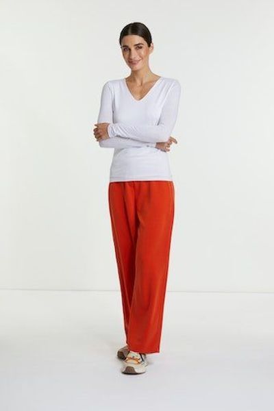 RICHROYAL Langarmshirt mit femininen V-Neck günstig online kaufen