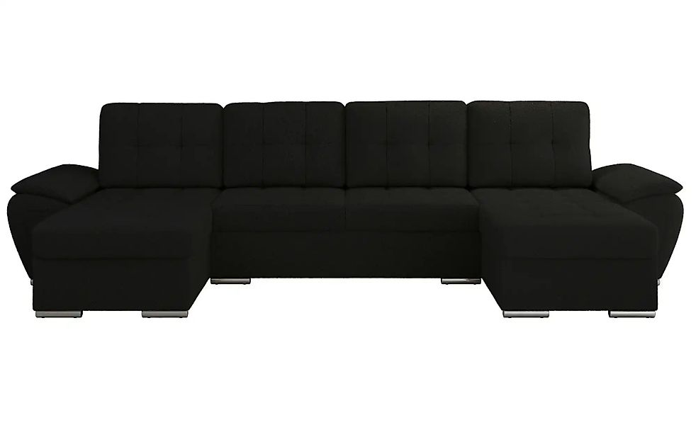 Wohnlandschaft mit Schlaffunktion Umbria ¦ schwarz ¦ Maße (cm): B: 336 H: 8 günstig online kaufen