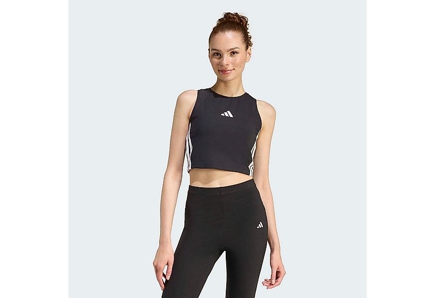 adidas Sportswear Tanktop ESSENTIALS 3-STREIFEN GEPOLSTERTES günstig online kaufen