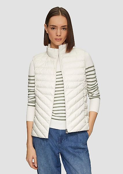 s.Oliver Outdoorjacke Outdoor-Weste Packbare leichte Steppweste mit Stehkra günstig online kaufen