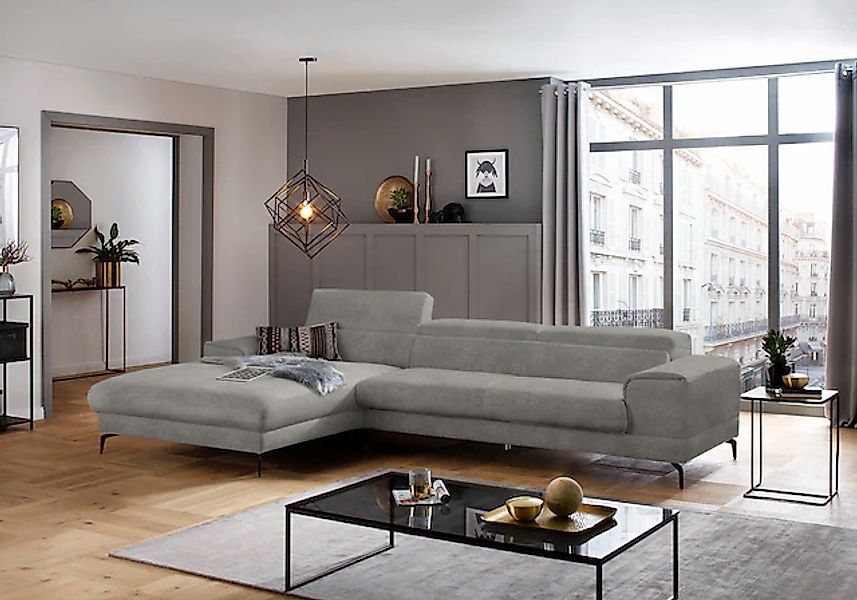 W.SCHILLIG Ecksofa "piedroo, Designsofa mit tollem Sitzkomfort, bequem, L-F günstig online kaufen