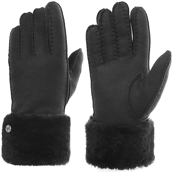PEARLWOOD Lederhandschuhe warme Wildleder-Handschuhe Lammfell-Futter & Umsc günstig online kaufen