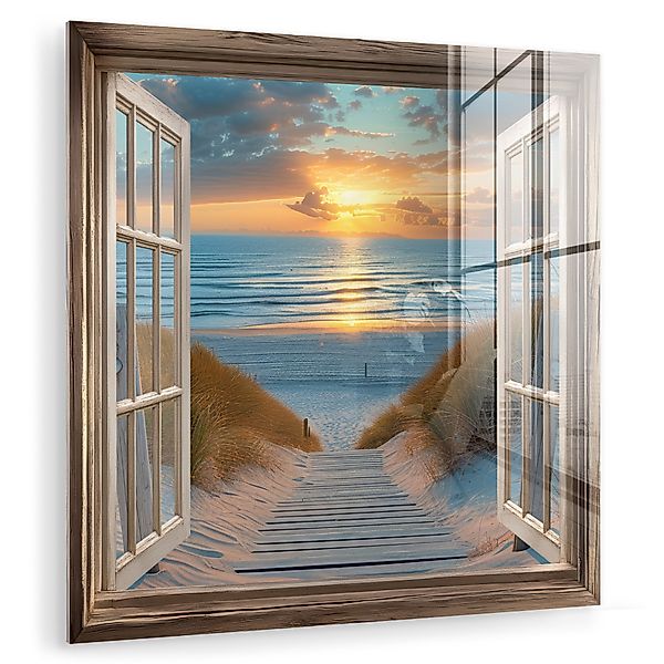 MuchoWow Acrylglasbild Durchblick - Strand - günstig online kaufen