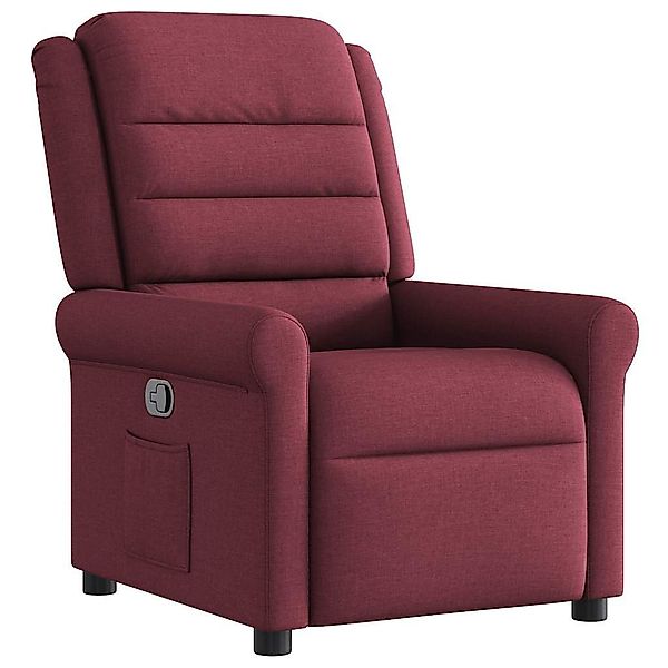vidaXL Sessel Relaxsessel Weinrot Stoff (1-St) günstig online kaufen