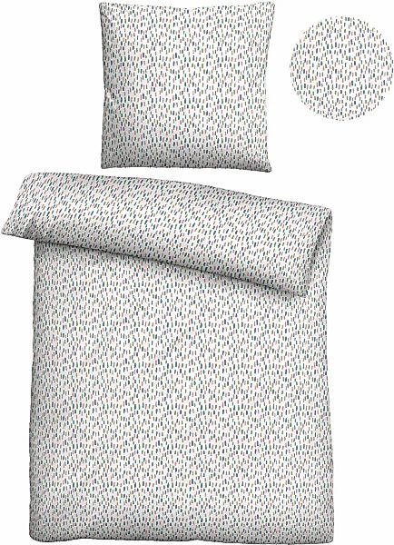 Castell - Markenbettwäsche Bettwäsche "Haylie" 2 Stk. hautsympathisch, 100% günstig online kaufen