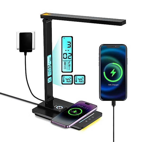 Senmudi Schreibtischlampe LED Schreibtischlampe,5 Helligkeitsstufen LED günstig online kaufen