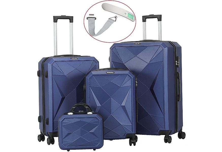 oyajia Kofferset Hartschalen Kofferset 4-teilig 12/20/24/28 Zoll, Robustes günstig online kaufen