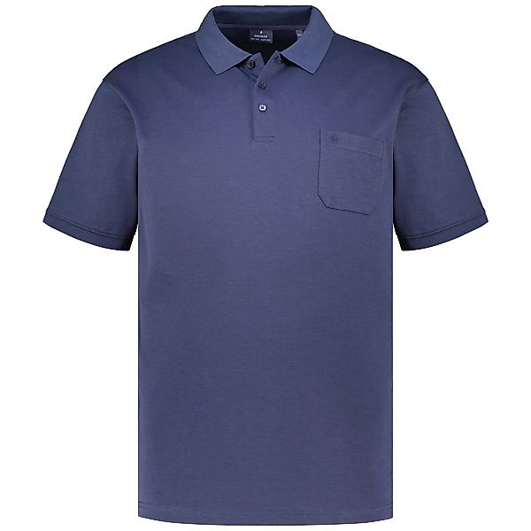 RAGMAN Poloshirt mit Pima-Baumwolle Farbe marine Größe: 7XL günstig online kaufen