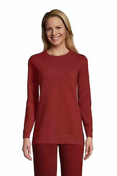 Shirt mit Waffelstruktur, Damen, Größe: S Normal, Rot, Baumwolle, by Lands' günstig online kaufen