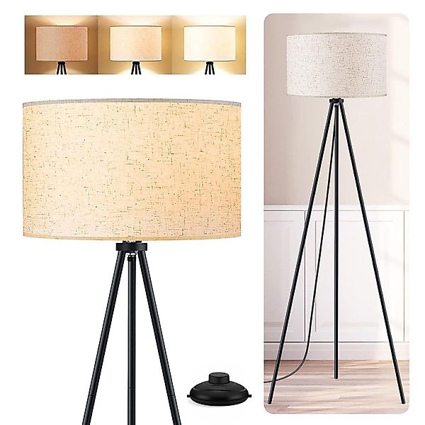 LMaxhome Stehlampe Stehlampe LED Dimmbar Dreibein günstig online kaufen