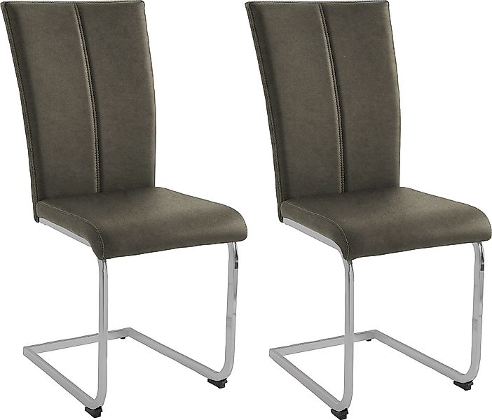 Home affaire Freischwinger »Nils« (Set) 2 Stk.Stuhl belastbar bis 120 Kg, G günstig online kaufen
