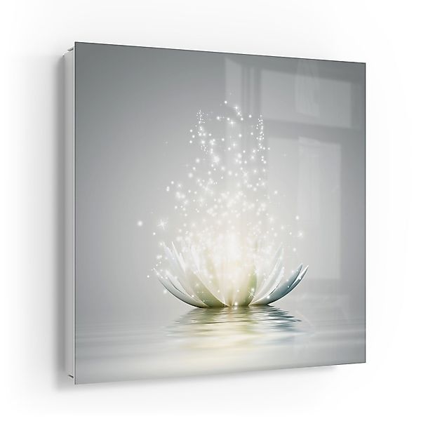 DEQORI Schlüsselkasten 'Funkelnde Lotusblüte', Glas Schlüsselbox günstig online kaufen