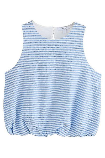 Next Shirttop Ärmelloses Top mit Ballonsaum aus 100 % Baumwolle (1-tlg) günstig online kaufen