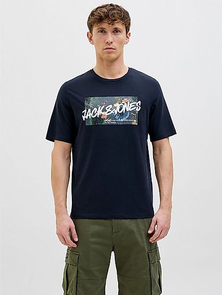Jack & Jones Print-Shirt JJHAWAII SHAPE TEE SS CREW NECK günstig online kaufen