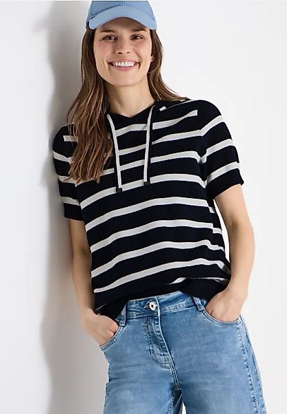 Kurzarm Pullover mit Kapuze günstig online kaufen