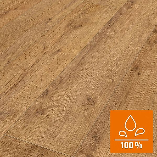 Classen Grande XXL Laminat 8 mm Wasserfest Eiche Amber Fort günstig online kaufen