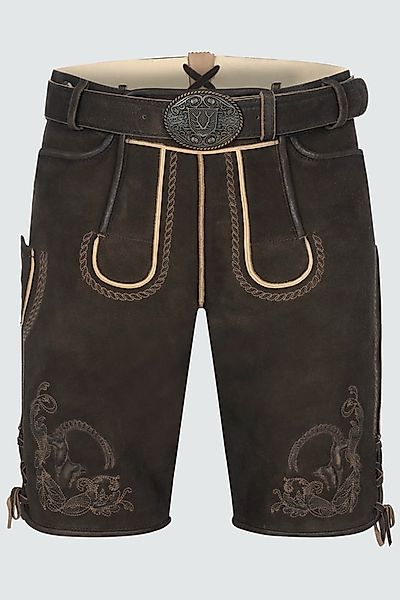 Lederhose Balian mit Gürtel günstig online kaufen