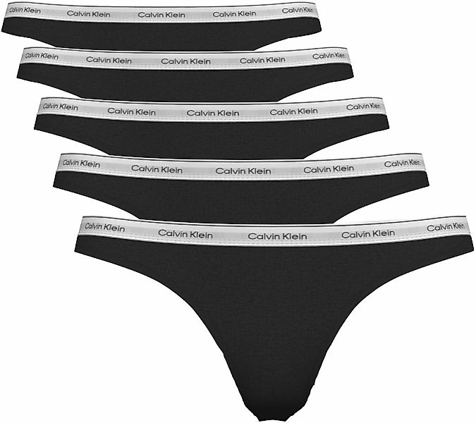 Calvin Klein Underwear Tanga "THONG 5 PK" Packung, Körpernahe Passform günstig online kaufen