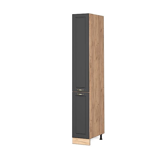 Vicco Apothekerschrank Fame-Line Anthrazit-Gold/Goldkraft Eiche 30 cm günstig online kaufen