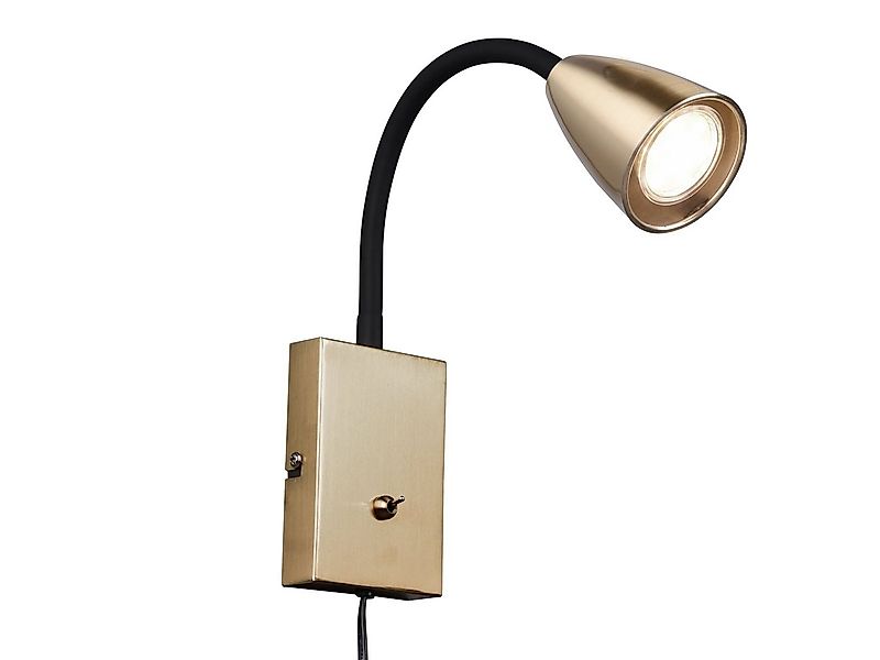 TRIO Leuchten LED Leselampe mit Schalter und Stecker, Höhe 23,5cm, Dimmfunk günstig online kaufen