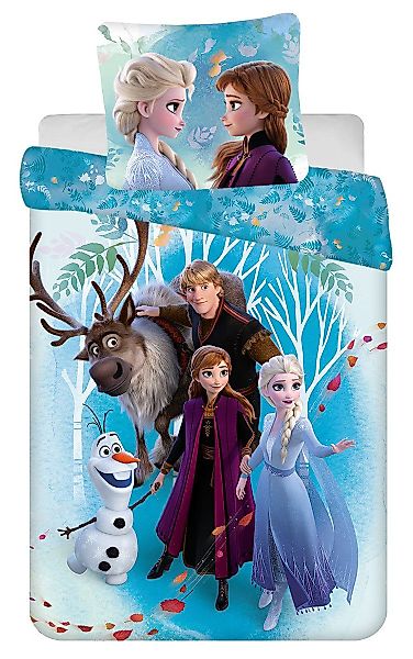 Disney Frozen Kinderbettwäsche Frozen, Renforcé, 2 günstig online kaufen