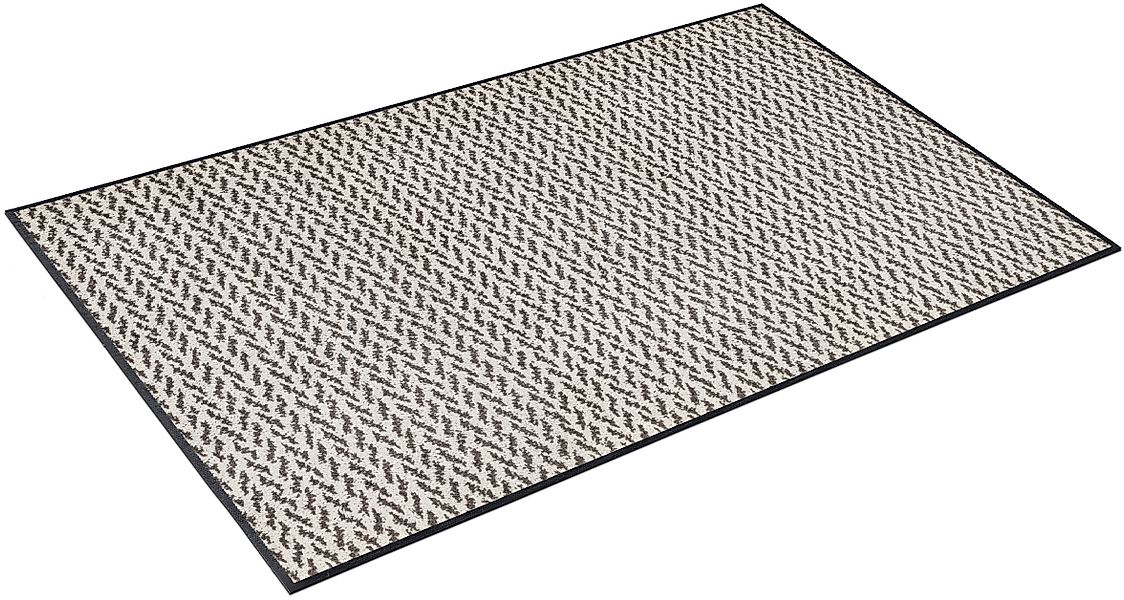 wash+dry by Kleen-Tex Teppich "Duo Latte" rechteckig 9 Höhe rutschhemmend, günstig online kaufen