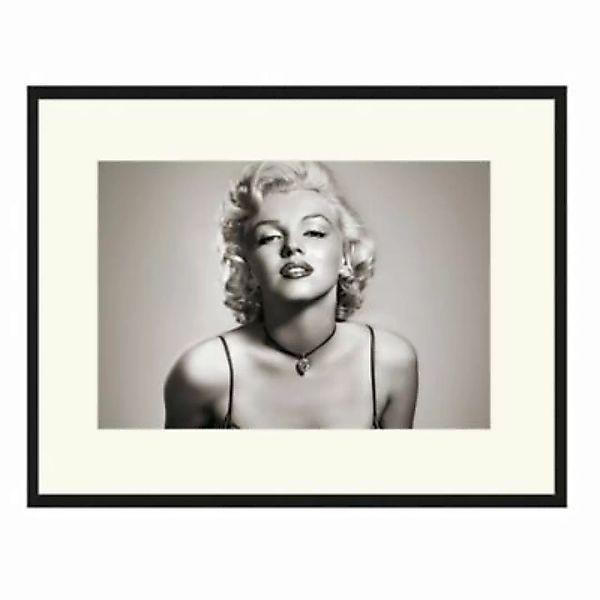 Any Image Wandbild Marilyn Monroe, Posing schwarz Gr. 60 x 80 günstig online kaufen