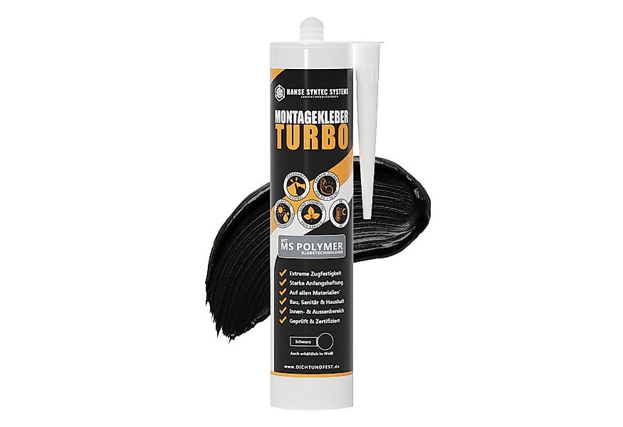 Hanse Syntec Systems Montagekleber TURBO, High Tack MS Polymer, 600 kg/m², günstig online kaufen