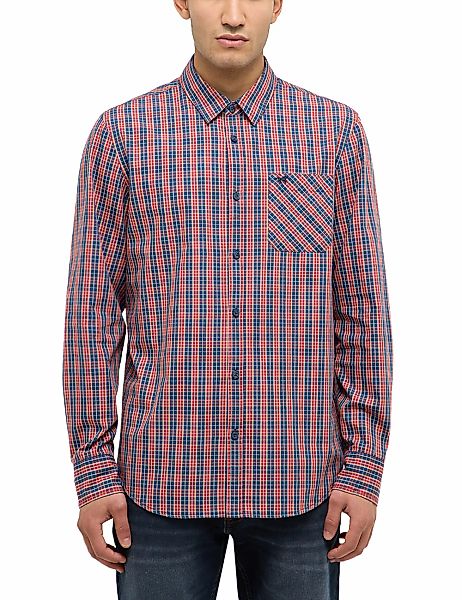 MUSTANG Langarmhemd "Herren Style Chester" günstig online kaufen